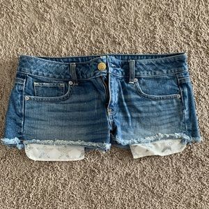 Denim shorts